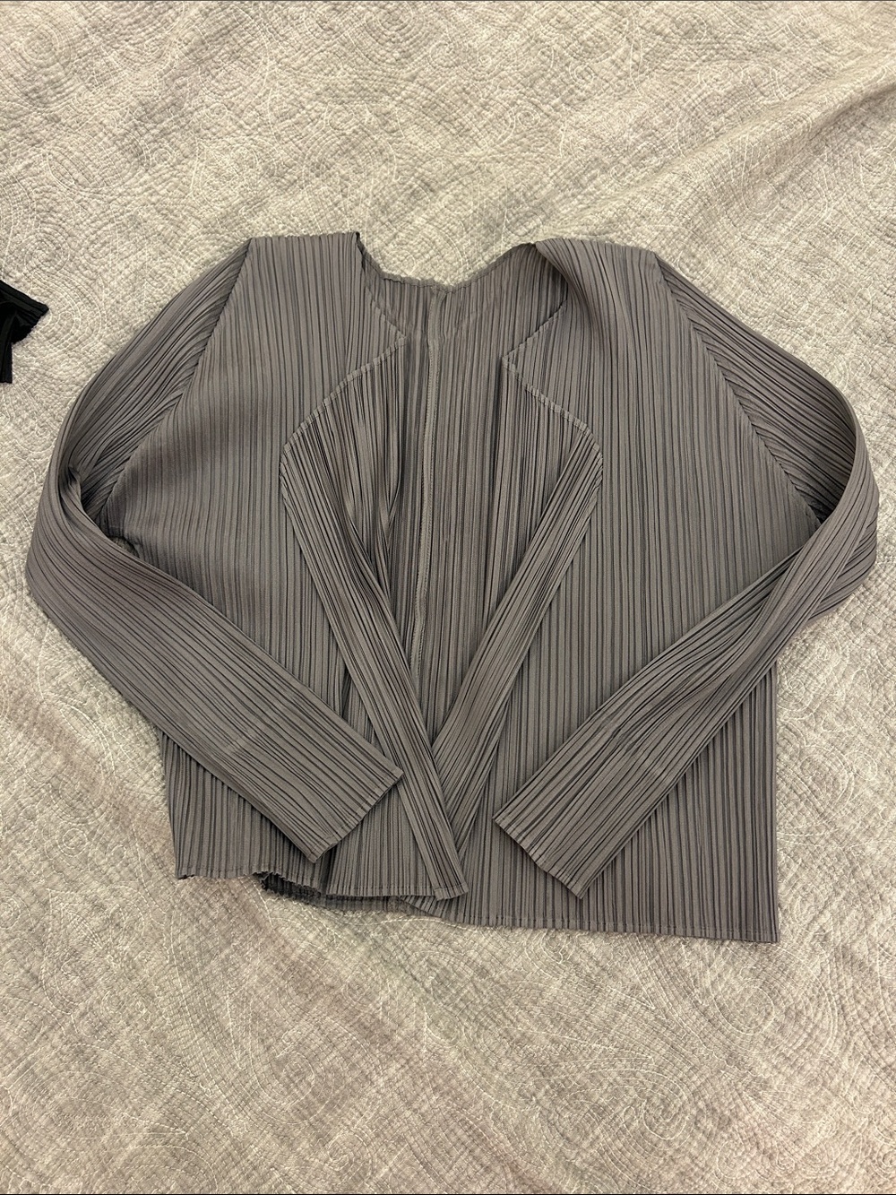 Authentic Pleats Please Issey Miyake Cardigan Jacket Cape Short crop